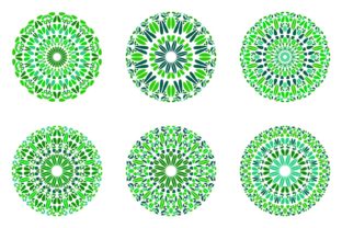 6 Green Floral Mandala Logo Templates: A Guide to Versatile Vector Design
