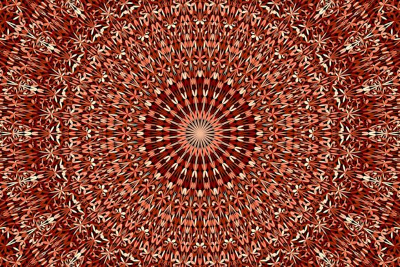 Brown Floral Mandala Background: A Versatile Design