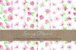 Designing with Watercolor Floral Patterns Vol.2: A Guide to Seamless Spring Aesthetics