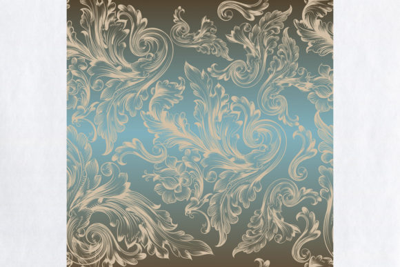 Exploring Loral Pattern with Swirls for Design