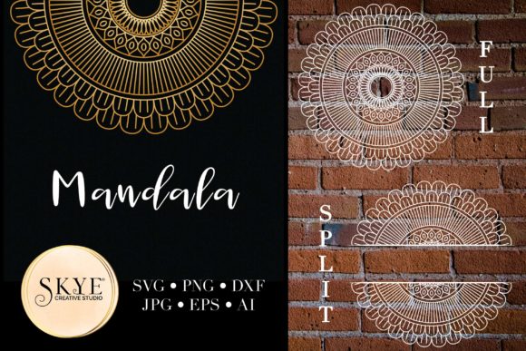 Exploring the Versatility of Mandala Bundle Split Mandala for Creative Projects