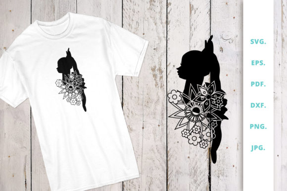 Floral Ballerina Silhouette 4 Design Guide