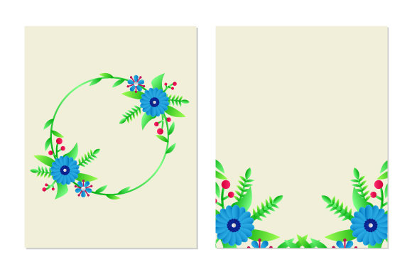 Floral Greeting and Invitation Card Design