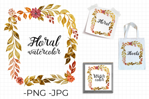 Mastering Autumn Design: A Comprehensive Guide to Watercolor Floral Frames and High-Resolution Graphics
