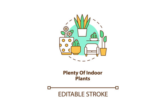 Plenty of Indoor Plants Concept Icon: A Guide to Enhancing Your Living Space