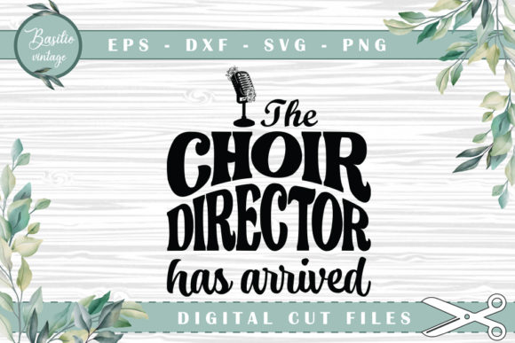 The Choir Director Has Arrived: A Creative and Versatile Design for Your Projects